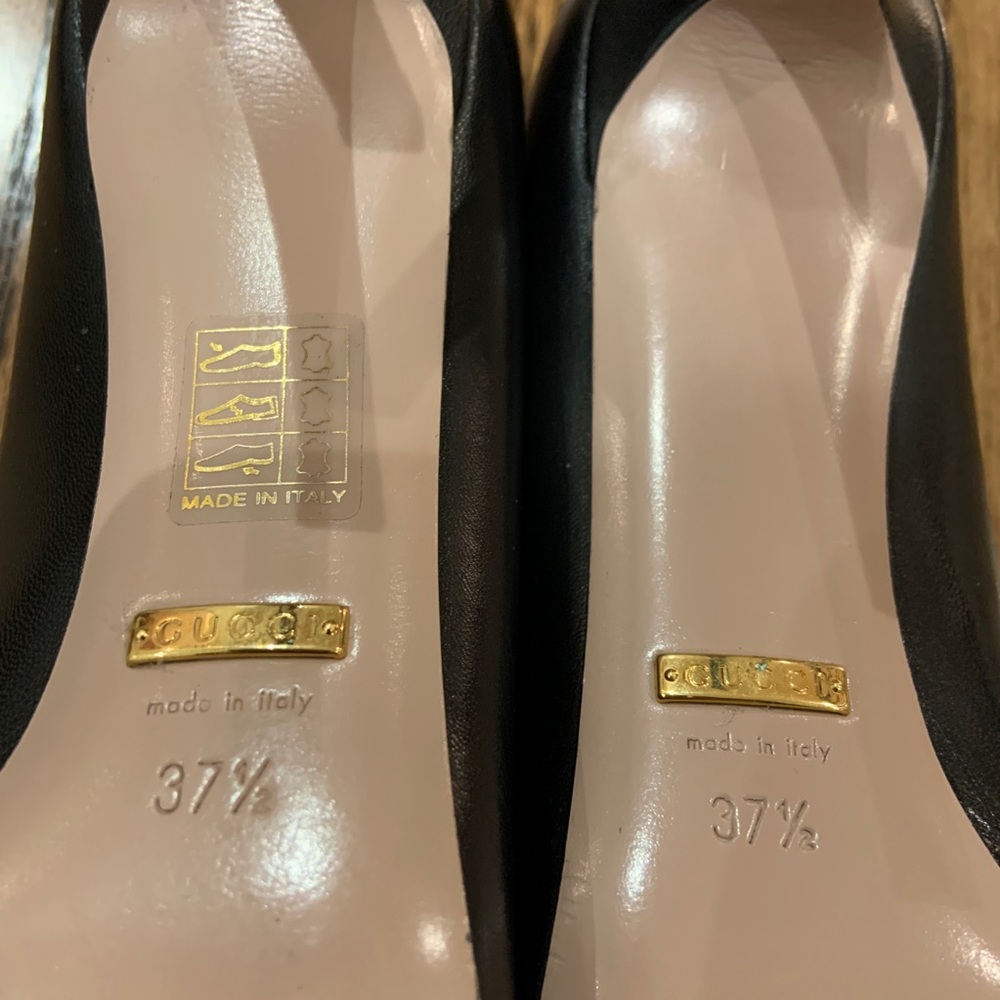 Gucci authentic black leather heels!!!!! - Picture 5 of 5